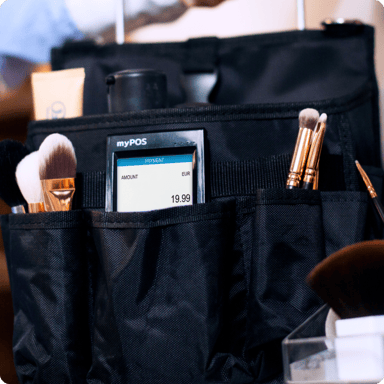 TPE myPOS mobil pour logiciel de caisse enregistreuse tactile Paymash