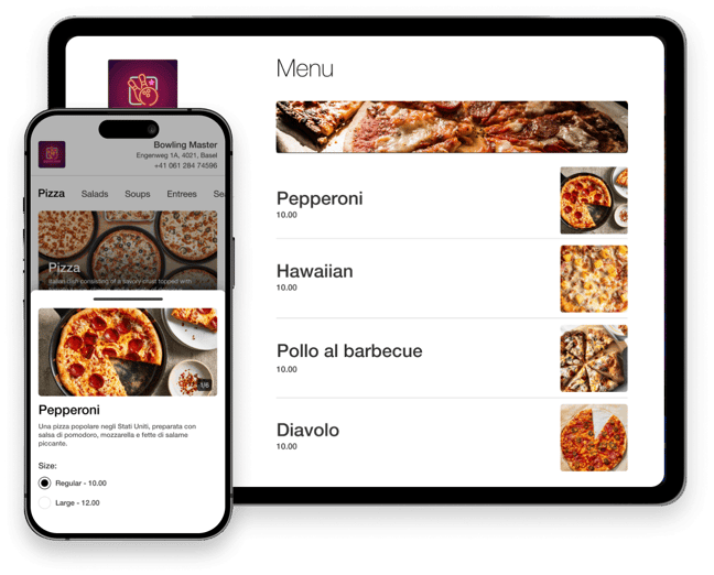 digital menu v5