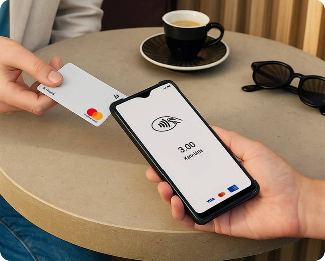 Tap To Pay - kostenloses Kartenterminal