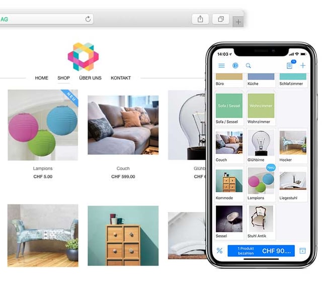 Paymash online store for retail