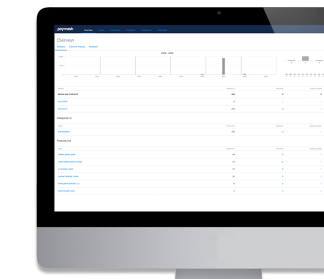 Créer des factures et des devis en ligne avec le logiciel de caisse enregistreuse Paymash | Picture 04