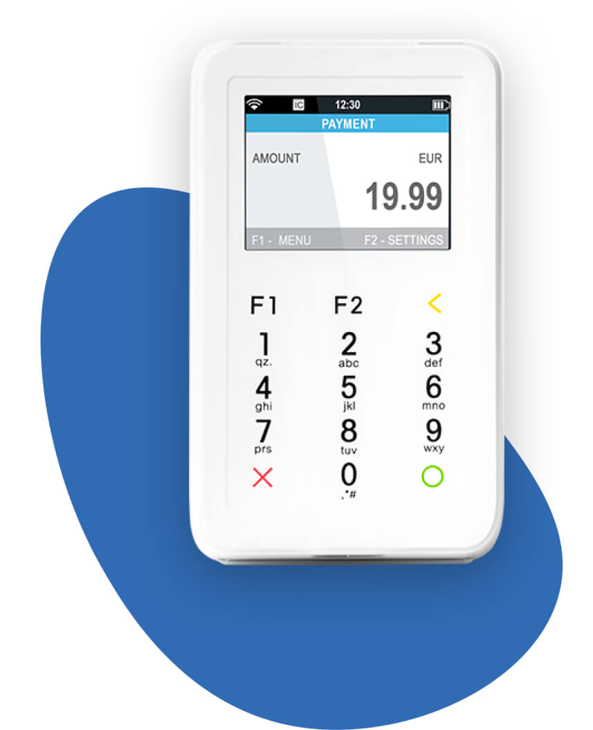 Kartenzahlung-Kartenterminal-Mini-Handlich