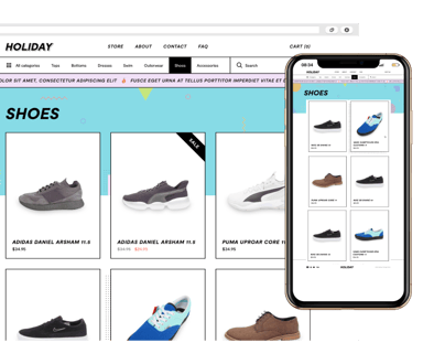 Erweitere deine Kasse mit einem designten Online-Shop von Paymash