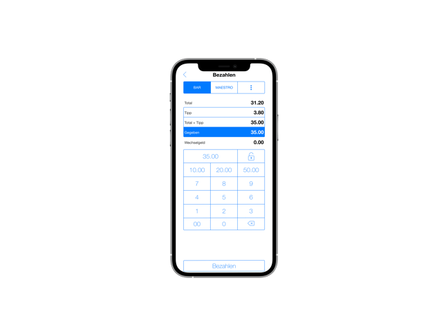 iPhone 12 Trinkgeld-Tipping