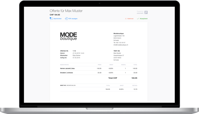 Facturas y presupuestos